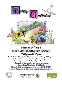 Wildlife Gardening Presentation/talk Risley Moss