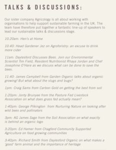 Talking about Garden Wild Bees at Daylesford Organic Farm