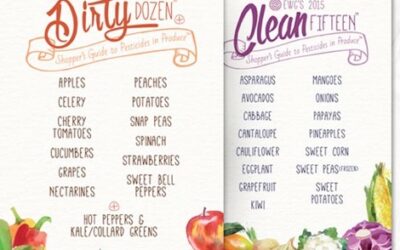 Dirty Dozen and the Clean Fifteen fruit and vegetables