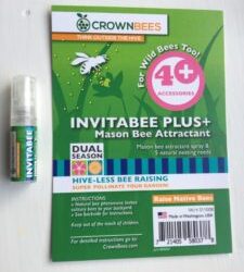 ‘InvitaBee’ Osmia & Leafcutter bee species USDA patented attractant